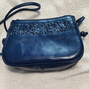 Patricia Nash Blue Crossbody Bags with Intricate Patterns